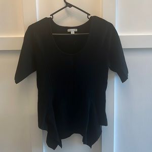 New York & Company black rayon blouse, size M